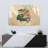 Alligator Alcatraz Retro Tapestry The Swamp - Wonder Print Shop