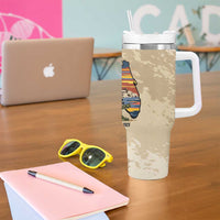 Alligator Alcatraz Retro Tumbler With Handle The Swamp - Wonder Print Shop