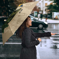 Alligator Alcatraz Retro Umbrella The Swamp - Wonder Print Shop