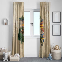 Alligator Alcatraz Retro Window Curtain The Swamp - Wonder Print Shop