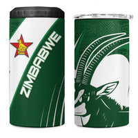 Zimbabwe Sables Afro Batik 4 in 1 Can Cooler Tumbler