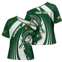 Zimbabwe Sables Afro Batik Personalized Cross Shoulder Shirt