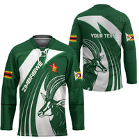 Zimbabwe Sables Afro Batik Personalized Hockey Jersey