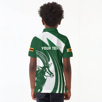 Zimbabwe Sables Afro Batik Personalized Kid Polo Shirt