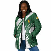 Zimbabwe Sables Afro Batik Personalized Padded Jacket
