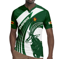 Zimbabwe Sables Afro Batik Personalized Rugby Jersey