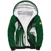 Zimbabwe Sables Afro Batik Personalized Sherpa Hoodie