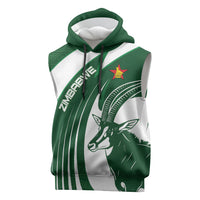 Zimbabwe Sables Afro Batik Personalized Sleeveless Hoodie