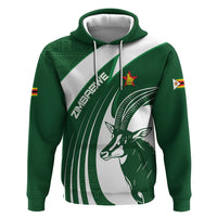 Zimbabwe Sables Afro Batik Personalized Zip Hoodie