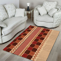 Zimbabwe Heritage Kudhinda Inspired Print Area Rug