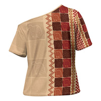 Zimbabwe Heritage Kudhinda Inspired Print Cross Shoulder Shirt