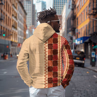 Zimbabwe Heritage Kudhinda Inspired Print Zip Hoodie
