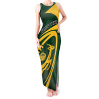 Personalised South Africa Rugby 2023 Tank Maxi Dress Bokke Champions Sporty Dynamics - Wonder Print Shop