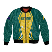 Australia 2024 Olympics Custom Bomber Jacket Rise of the Roos LT7 - Wonder Print Shop