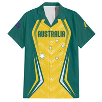 Australia 2024 Olympics Custom Family Matching Long Sleeve Bodycon Dress and Hawaiian Shirt Rise of the Roos LT7 - Wonder Print Shop