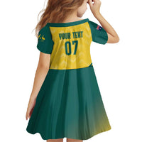 Australia 2024 Olympics Custom Family Matching Mermaid Dress and Hawaiian Shirt Rise of the Roos LT7 - Wonder Print Shop