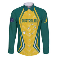 Australia 2024 Olympics Custom Family Matching Off Shoulder Maxi Dress and Hawaiian Shirt Rise of the Roos LT7 - Wonder Print Shop