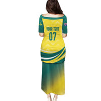 Australia 2024 Olympics Custom Family Matching Puletasi and Hawaiian Shirt Rise of the Roos - Wonder Print Shop