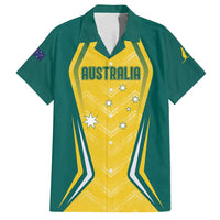 Australia 2024 Olympics Custom Family Matching Summer Maxi Dress and Hawaiian Shirt Rise of the Roos - Wonder Print Shop