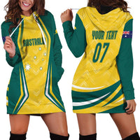 Australia 2024 Olympics Custom Hoodie Dress Rise of the Roos - Wonder Print Shop