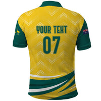 Australia 2024 Olympics Custom Polo Shirt Rise of the Roos - Wonder Print Shop