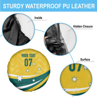 Australia 2024 Olympics Custom Spare Tire Cover Rise of the Roos - Wonder Print Shop