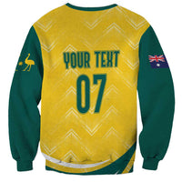 Australia 2024 Olympics Custom Sweatshirt Rise of the Roos - Wonder Print Shop