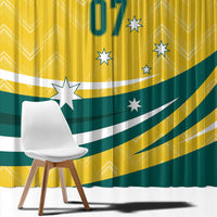 Australia 2024 Olympics Custom Window Curtain Rise of the Roos - Wonder Print Shop
