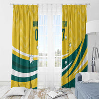 Australia 2024 Olympics Custom Window Curtain Rise of the Roos - Wonder Print Shop