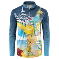 Funny Tropical Christmas Button Sweatshirt Tis The Season To Get Tipsy LT7 - Wonder Print Shop