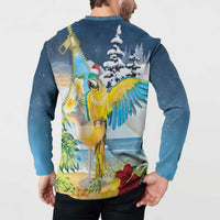 Funny Tropical Christmas Button Sweatshirt Tis The Season To Get Tipsy LT7 - Wonder Print Shop