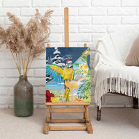 Funny Tropical Christmas Canvas Wall Art Tis The Season To Get Tipsy LT7 - Wonder Print Shop