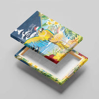 Funny Tropical Christmas Canvas Wall Art Tis The Season To Get Tipsy LT7 - Wonder Print Shop