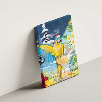 Funny Tropical Christmas Canvas Wall Art Tis The Season To Get Tipsy LT7 - Wonder Print Shop