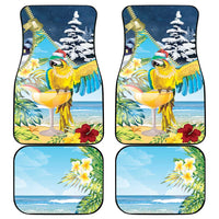 Funny Tropical Christmas Car Mats Tis The Season To Get Tipsy LT7 - Wonder Print Shop