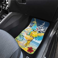 Funny Tropical Christmas Car Mats Tis The Season To Get Tipsy LT7 - Wonder Print Shop