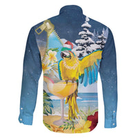 Funny Tropical Christmas Family Matching Off The Shoulder Long Sleeve Dress and Hawaiian Shirt Tis The Season To Get Tipsy - Wonder Print Shop