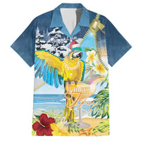 Funny Tropical Christmas Family Matching Off Shoulder Short Dress and Hawaiian Shirt Tis The Season To Get Tipsy LT7 - Wonder Print Shop