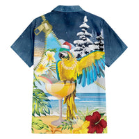 Funny Tropical Christmas Family Matching Tank Maxi Dress and Hawaiian Shirt Tis The Season To Get Tipsy - Wonder Print Shop