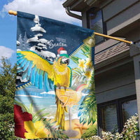 Funny Tropical Christmas Garden Flag Tis The Season To Get Tipsy - Wonder Print Shop