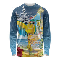 Funny Tropical Christmas Long Sleeve Shirt Tis The Season To Get Tipsy - Wonder Print Shop