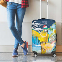 Funny Tropical Christmas Luggage Cover Tis The Season To Get Tipsy - Wonder Print Shop