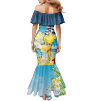 Funny Tropical Christmas Mermaid Dress Tis The Season To Get Tipsy - Wonder Print Shop