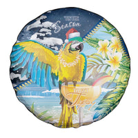 Funny Tropical Christmas Spare Tire Cover Tis The Season To Get Tipsy - Wonder Print Shop