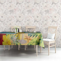 Funny Tropical Christmas Tablecloth Tis The Season To Get Tipsy - Wonder Print Shop