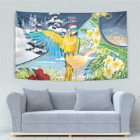 Funny Tropical Christmas Tapestry Tis The Season To Get Tipsy - Wonder Print Shop