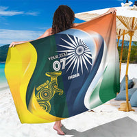 Custom India and Australia Cricket Sarong Special Half-Half Mix - Wonder Print Shop