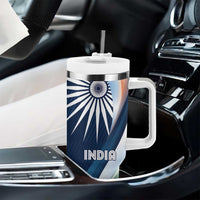 Custom India and Australia Cricket Tumbler With Handle Special Half-Half Mix - Wonder Print Shop