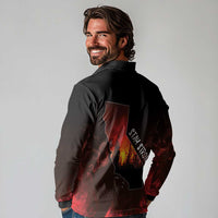 So-Cal Wildfire Long Sleeve Polo Shirt LA Stay Strong