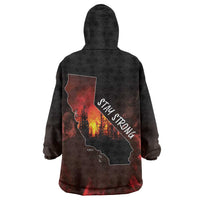 So-Cal Wildfire Wearable Blanket Hoodie LA Stay Strong - Wonder Print Shop